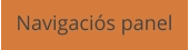 Navigaciós panel